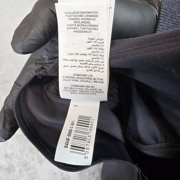 Gymshark Whitney Simmons Dress Womens Small Black Halter Bodycon Mini Strappy - Picture 8 of 13